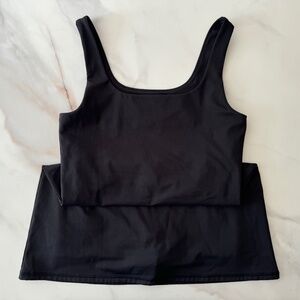 OAK + FORT Tank Top Skort Tennis Dress Black Size Small